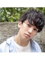 オースティン 調布アミックス(AUSTIN)&nbsp;ツイストパーマ七三オールバックマッシュウルフスリークショート