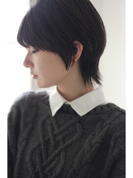 モアナ バイ ラナ 甚目寺店(MoanA BY LANA) 韓国風/透明感カラー/オリーブベージュ/ぱっつん前髪/小顔カット