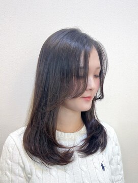 イオエ 梅田(ioe) ダブルカラー/大人ボブ/黒髪スタイル/髪質改善/縮毛矯正