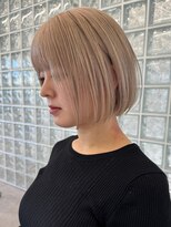 カラースタンド(COLOR STAND)&nbsp;ケアブリーチカラー透明感ハイトーンミルクティーベージュカラー