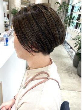 ステアケース 武蔵小杉店(stair:case) 大人ツーブロック/くびれショート/白髪ぼかし/武蔵小杉/自由が丘