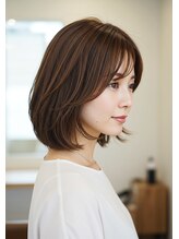 明るい白髪染めのメリット３：自然な透明感♪