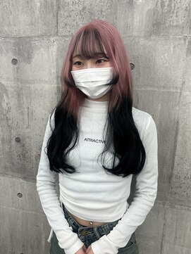 モニカ 栄店(MONIQA) ピンク × ブラック