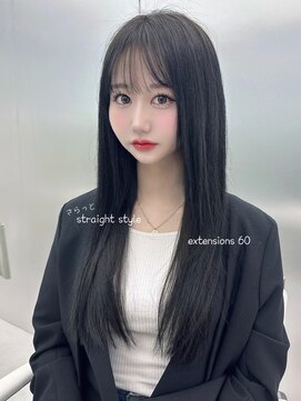 ナツエクステンション 梅田(natsuu extension) エクステ／髪質改善/韓国／ワンホン／梅田／韓国風／ブリ －チ