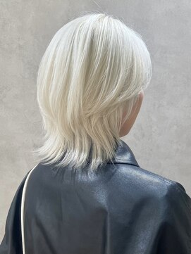 メゾンドイギー(MAISON de IGGY) ミディウルフ×ハイトーンホワイト