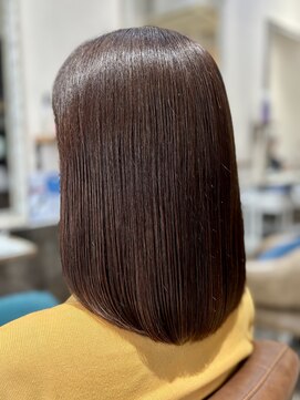 トウカ 船橋駅前店(TOUKA) ミディアムボブ/縮毛矯正［船橋/髪質改善トリートメント］