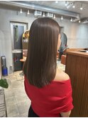 髪質改善カラー×酸性ストレート【銀座,銀座一丁目美容室】
