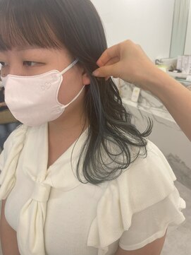 スウィープ 札幌大通(sweep) さりげブルーインナーカラー◎ケアブリーチ/札幌大通