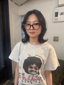 カウチ(Kauti) 暗髪透明感カラー!くびれボブ