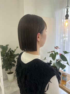 テーラヘアー 南柏店(TELAHAIR) ぱつっとボブ【TELAHAIR 南柏】