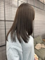 ロックス バイ マグ 松本(rocks BY MAG)&nbsp;ブリーチなし秋色カラーオリーブカラーミディアムレイヤー