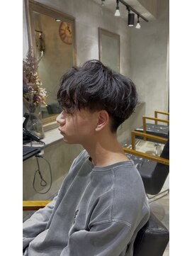 メンズデザイン シャビ(Men's design Shabbi) 2ブロック×スパイラルパーマ