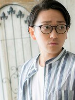 モッズヘアー メン 戸田公園店(mod's hair men)&nbsp;30代40代黒髪刈り上げセンターパートスマートマッシュh戸田公園