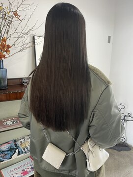 ヘアーアイストゥーレ(HAIR ICI TRE) オリーブ グレージュ ベージュ 大人 オシャレ 担当阿知波