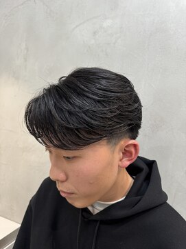 エムクール(M,cooL) 毛流れセンターパート/ナチュラルセンターパート/フェザーパーマ