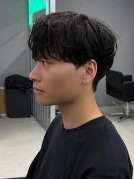 エルマーク 本山(L-MARK) マッシュヘア/黒髪/メンズカット/men's/フェザーパーマ