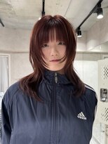 パーク(PAAQ) ブリーチなしダブルカラー/レイヤーカット/ハッシュカット