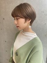 アッシュ 成瀬店(Ash)&nbsp;丸みショート×ラベンダーベージュ