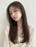 【乾かすだけで天使の輪】小顔カット+髪質改善ストレート+トリートメント