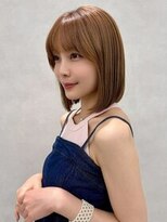 アッシュ 成瀬店(Ash)&nbsp;前下がりボブ×アッシュベージュ