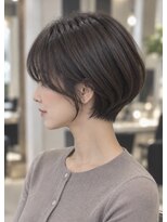 リアン アオヤマ(Liun Aoyama)&nbsp;美シルエットショートボブ/アッシュベージュ/30代/40代/50代