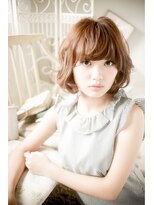 クラン(clan)&nbsp;ゆるふわカールのショートフェミニンボブ