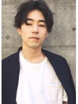 イメチェンに是非！センターパート+刈り上げツーブロックBelle
