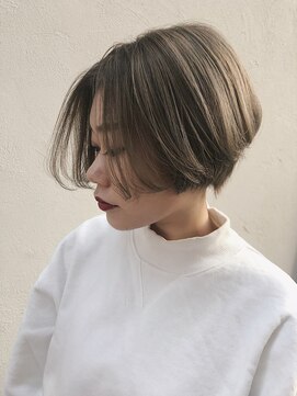 チックタック モーガン モデル(TICK-TOCK MORGAN Model) グレージュ、小顔ショート