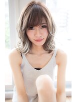 エイト 上野店(EIGHT ueno)&nbsp;【EIGHT上野】くびれミディ×モーブカラー×厚めバング