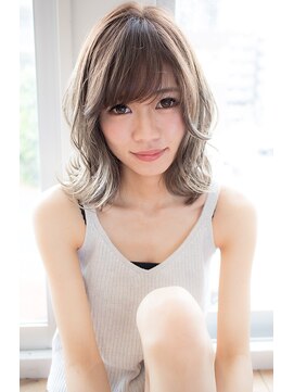 エイト 上野店(EIGHT ueno) 【EIGHT上野】くびれミディ×モーブカラー×厚めバング