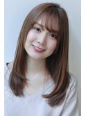 シースルーバンク極上ワンカールストレート