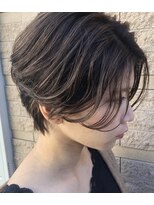 トルネード(TORNADO)&nbsp;透明感ハンサムショート ハイライト インナーカラーグレージュ