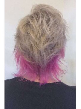 レセ 新松戸deux店(Laissez) ウルフカット×2トーンカラー=強め女子★【レセ新松戸ドゥー】