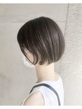 ヘアーアンドアトリエ マール(Hair&Atelier Marl) 【Marl】ダークグレージュブラウンのショートボブ♪