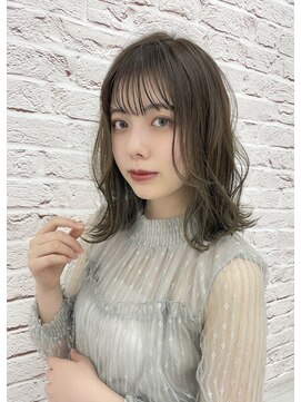 オーロ 西宮店(ORO) ヌーディーカラーでグラマラスカール