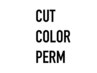 CUT+COLOR＋PERM　23100　　　　　　　　　 