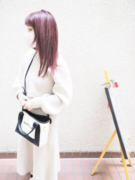 コニ(Coni) ♪Coni♪韓国風ピンクベージュ/韓国ヘア/ハイトーンカラー