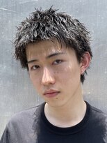 クオル 立川(QOL) メンズショートレイヤーツイストパーマツーブロックビジネス