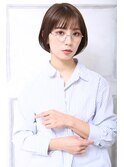 大人可愛い小顔美髪ツヤ髪クールショート丸みショートA2