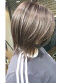 #黒髪#ボブルフ#ネビージュ#小顔#ワンレン