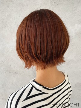 アーサス ヘアー デザイン 新潟駅南店(Ursus hair Design) オレンジベージュ×外ハネボブ_807S15169