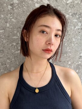 サンク 原宿 表参道(cinq) まとまり良く、自然なシルエットのボブスタイル