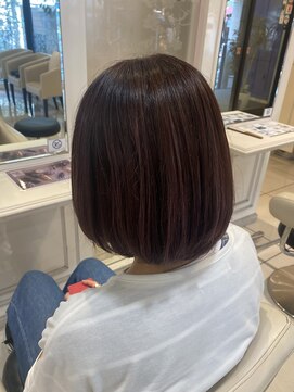 アッシュ 西荻窪店(Ash) シンプルボブのハイライト