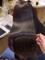 ロンド シャルム 吉祥寺(Lond charme)&nbsp;グレーベージュ レイヤーロング 縮毛矯正 吉祥寺