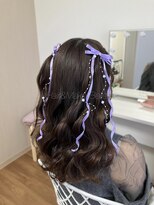 ベル(belle)&nbsp;編みこみハーフツイン