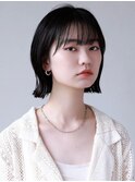大人可愛い20代30代40代◎似合わせカットイメチェン流しバング