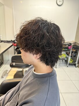 アイズ 海老名(AIZU) 波巻きツイストスパイラルパーマ　ウルフパーマ　メンズパーマ