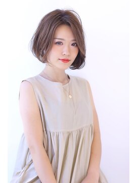 オーロ 池田店(ORO) 20代30代40代50代美髪ピンクブラウン切りっぱなしボブショート