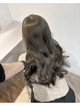 エトバイイオエ(et by ioe) 黒髪/ボブルフ/ネビージュ/小顔/ワンレン/髪質改善/グレージュ