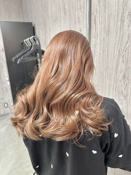 ラフィット 香椎(lafit) ほんのりピンクベージュダブルカラーインナーカラーケアブリーチ